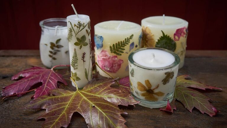 Pressed Flower Candles: Creative Crafting Guide