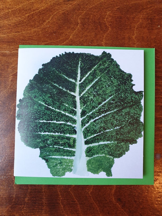 Cabbage Leaf Cards: DIY Place Card Holders